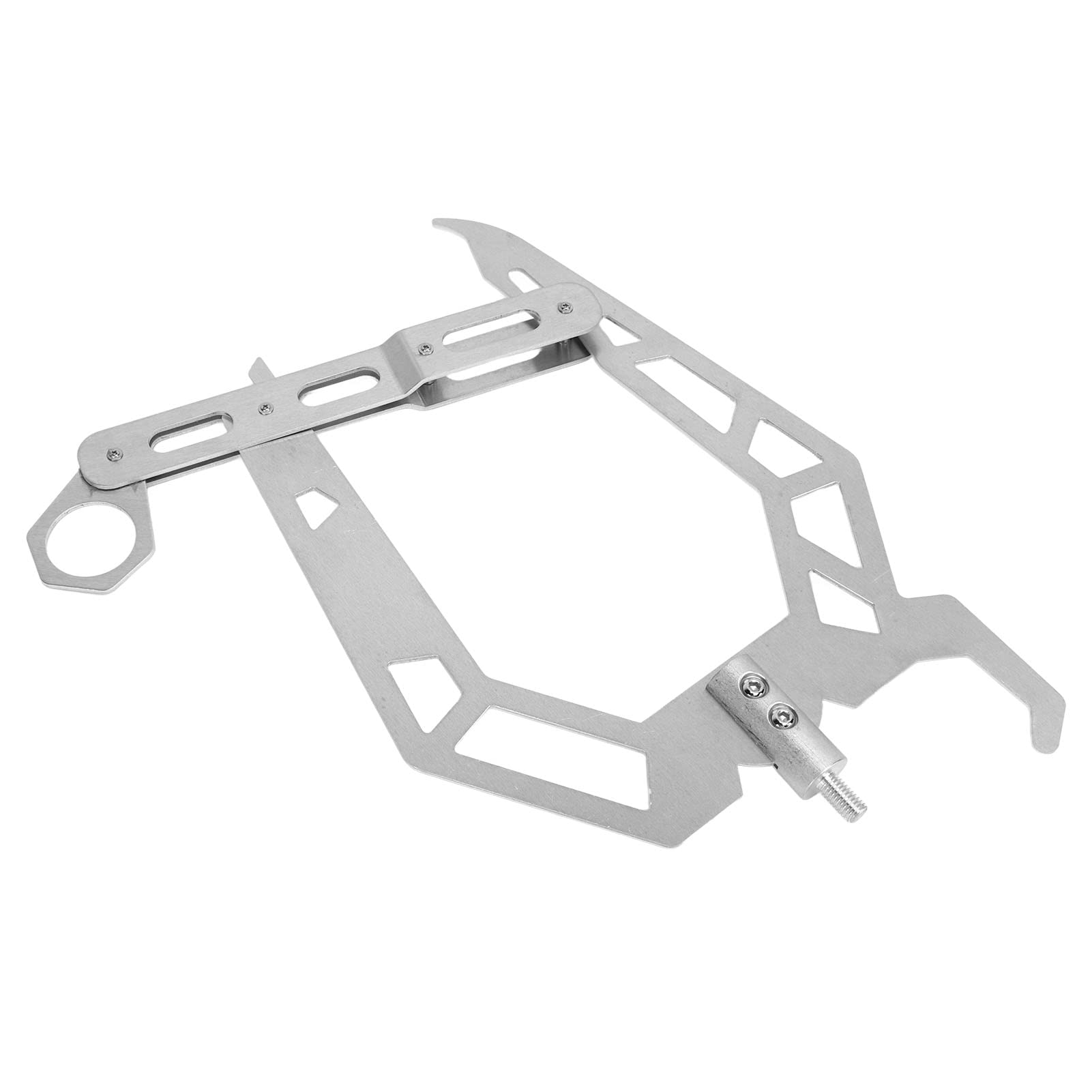 Keenso Boat Mooring Rope Dock Hook, U Type Mooring Rope Threader Stainless Steel Dock Hook Cable Wire Guider Ship Parking Tool (Normal Version) Boat/Yacht Spare Parts