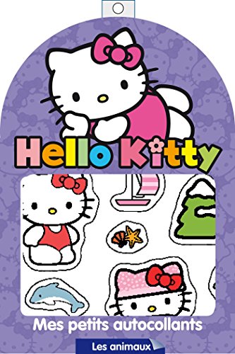 Hello Kitty - mes petits autocollants les animaux (1 livre  et 30 autocollants)