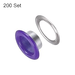 HARFINGTON 200 Set Color Round Grommets 8mm