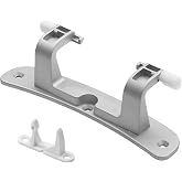 Upgraded 134550800 Affinity Washer Door Hinge with Bushings &amp; 131763310 Striker Kit - Compatible with Frigidaire, Kenmore, Electrolux, Crosley Washing Machines - Replaces 1191162, AP3886714, PS1152380
