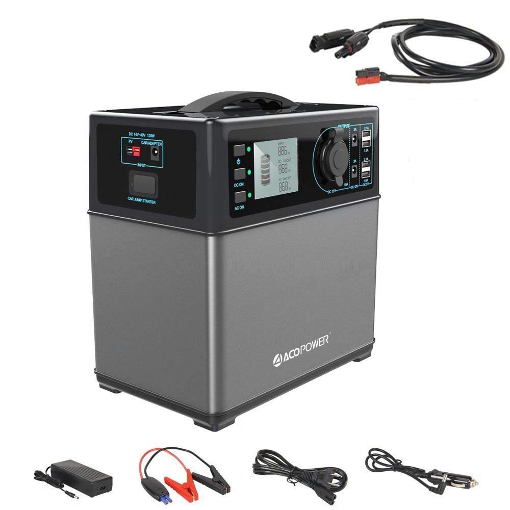 HY-PS5B ACOPOWER 400Wh Generador solar portátil Fuente de alimentación