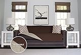 The Original SOFA SHIELD Reversible Furniture Protector, Features Elastic Strap (Sofa Extra Wide: Chocolate/Beige)