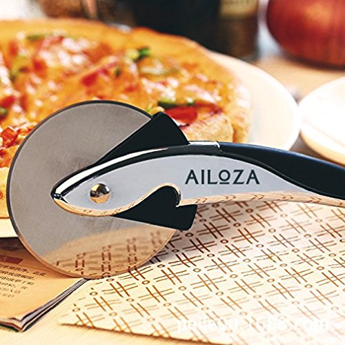 The Best Pizza cutter Pizza cutter wheel by Ailoza stainless steel