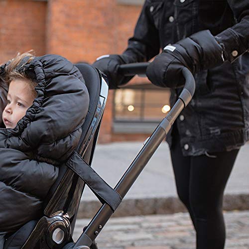 Image 4 - 7 A.M. Enfant Warmmuffs Stroller Gloves with Universal Fit (Black)