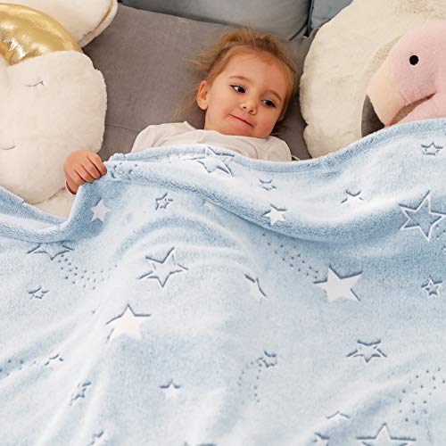 Cozy Bliss Glow in The Dark Throw Blanket, 40