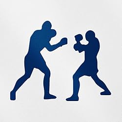 Transparent Decal Stickers of Boxers Boxing