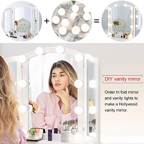 Chende LED Vanity Mirror Lights, 11.53ft Hollywood Make Up Light for