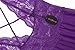Avidlove Women Sexy Lingerie Lace See-through Babydoll Open Crotch Pant Dress (L = US M, Purple (FBA))
