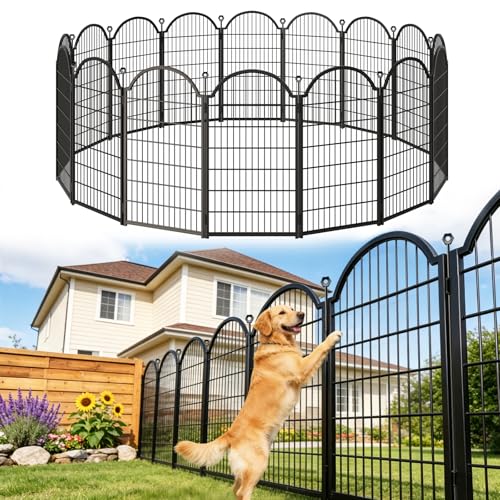 8 Panels Decorative Garden/dog Fence Outdoor