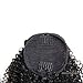 Afro Curly Clip in/on Ponytails Kinky Curly Ponytail Hair Piece Clip ins Brazilian Virgin Hair Top Closure Ponytail (100g 18