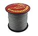 Bravefishermen super strong PE braided fishing line 10LB to 100LB Gray