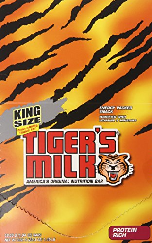 Tiger's Milk Protein Rich Nutrition Bar (10g Protein Bar, 0g Trans Fat), 55g, 1.94 oz (12 Pack) - Thumbnail 3
