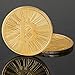 Peyan Bitcoin (BTC) Coin,Line Embossed 3D Print,Commemorative Coin Celebrate The Bitcoin Lightning Network,Novelty Coin Souvenir Coins,Gold