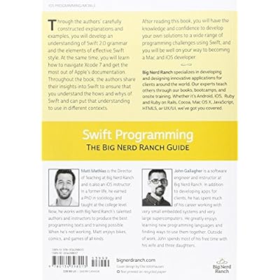 Download Swift Programming: The Big Nerd Ranch Guide (Big Nerd Ranch Guides) PDF