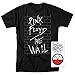 Popfunk Pink Floyd The Wall Album Rock Band T-Shirt & Stickers, (Large), Black