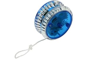 Professional Yoyo 1.57x2.36 inch LED Plastic Trick Yoyo Cartoon Responsive Portable for Kids Adults Blue