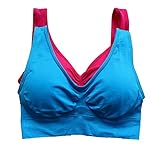 Cabales Women's 3-Pack Absolute Sports Bra with Removable Pads