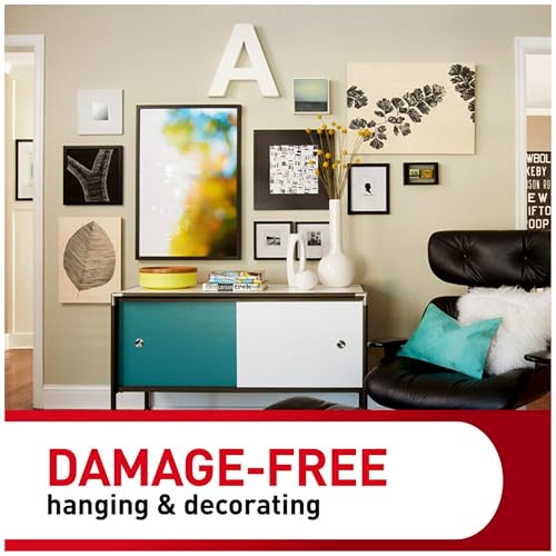 Command Picture Hanging Kit, Hang up to 15 Pictures, Including Picture Hanging Strips, Poster Strips & Picture Hangers for Home Decor, Damage-Free Hanging with Command Strips