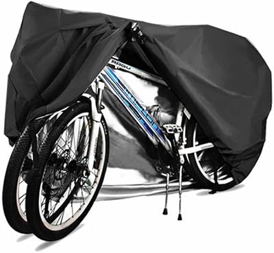 YOTOM Bike Cover 2 3 Bikes 2XL Outdoor Waterproof UV 50+ Lock Hole