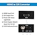 Mini HDMI to SDI Audio Video Converter BNC 3G-SDI SD-SDI HD-SDI Adapter Support 720P 1080P for Camera Home Theater Monitora