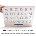 A to Z Letter Lower Upper Case Numbers Magna Doodle Children's Handwriting Development Learning Toy for Toddlers (Letter (Upper))
