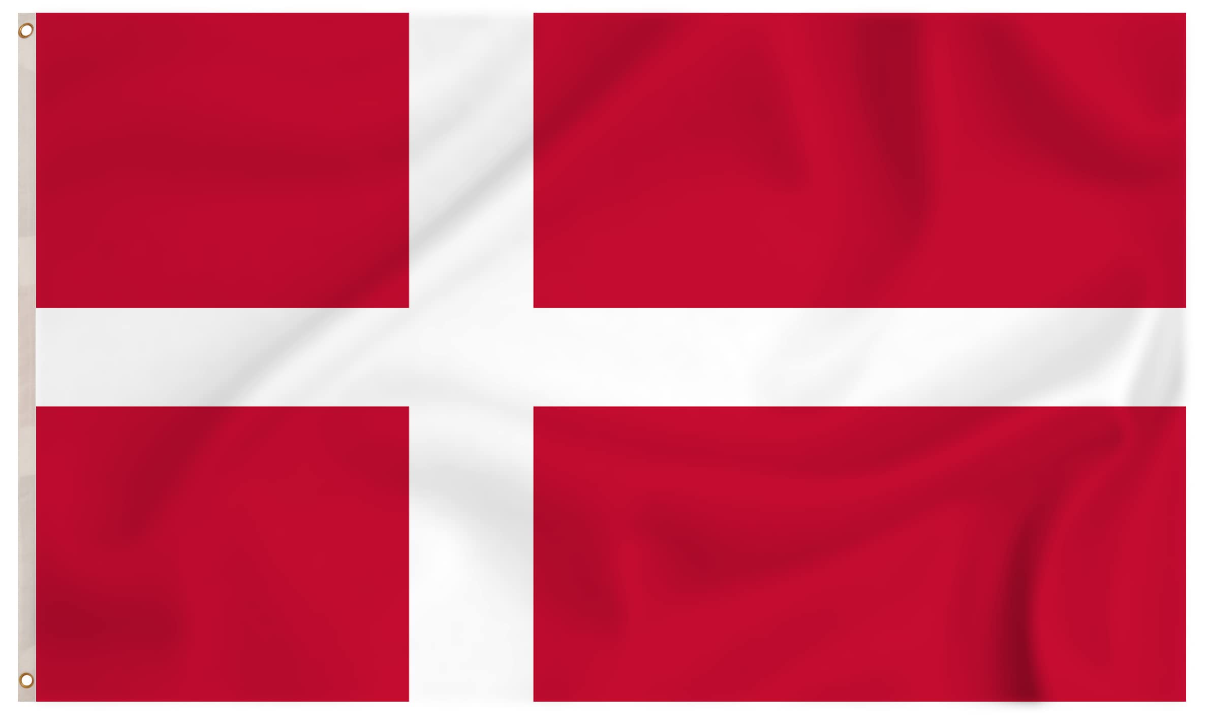 Storm&Lighthouse Denmark Flag Danish Flag European Flags 5ft x 3ft with Eyelets