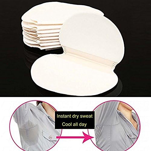 100（50 Pair) Women Men Kids Underarm Dress Shields Armpit Sweat Guard Block Control Defense Pads for Shirt Shoes Hat Bra