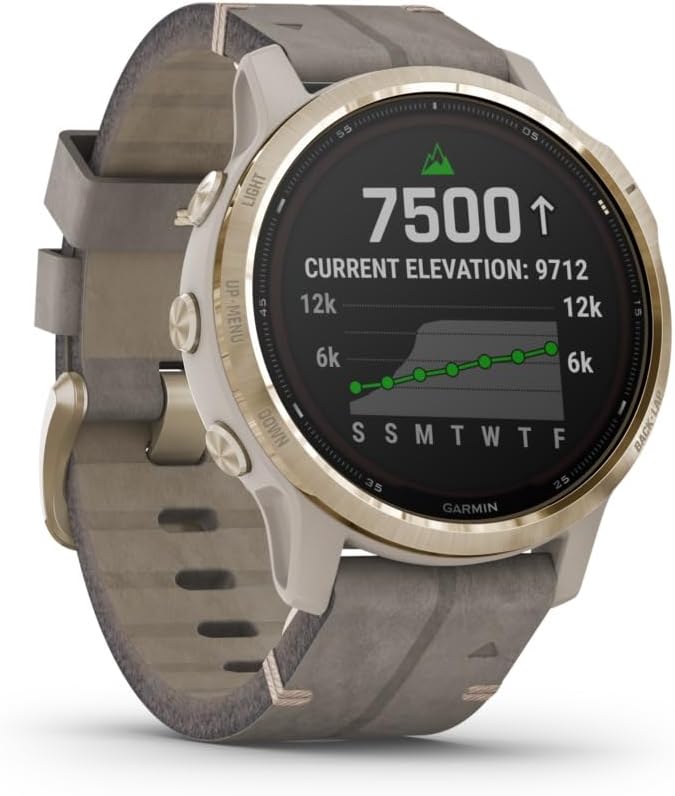 Garmin Fenix 6S PRO Solar GPS Watch 010-02409-26