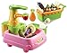 KONGSUNI Series Veggie Wash Vegetable Playset Cooking Kitchen Play Set for Kids Early Age Development Educational Roleplay Food Assortment Set Chef playset Toy Sink