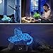 Tiger 3D Night Light Lamp,Elstey 7 Color Changing Optical Illusion LED Lights with Acrylic Flat & ABS Base & USB Cable Touch Desk Lamps for Holiday Gift