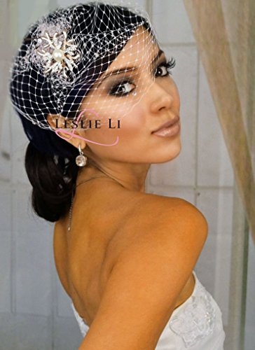 Leslie li fine champagne gold pearl brooch & austrian crystal…