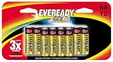Eveready Gold Alkaline Batteries, AA, In Family Pack, 12-Count