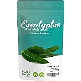 Eucalyptus Dried Whole Leaves, 2 oz, Hojas De Eucalipto, Eucalyptus Herbal Tea 2 oz, Product From India, Packaged in the USA