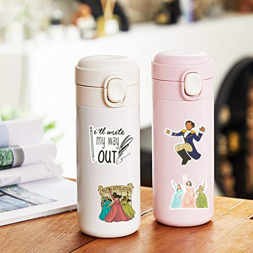 Hamilton Musical Stickers, 50PCS Waterproof Vinyl Stickers Stylish