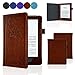 ACdream All-New Kindle 8th Generation 2016 Case, Form Fitting Premium Leather Cover Case for 2016 All-New Kindle 6'' E-Reader with Auto Wake Sleep Feature, Vintage Brown