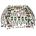 Army Toys, 307 PCS World War II Soldiers Plastic Army Men Combat Special Forces with Hand Bag Birthday for Party Favor