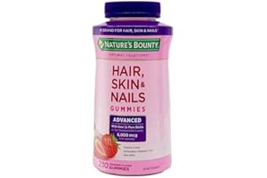 GOOFY TURTLE Max Strength Biotin - Optimal Solutions Advanced Hair, Skin, Nails, 2X Biotin 6000 mcg, 230 Strawberry Gummies