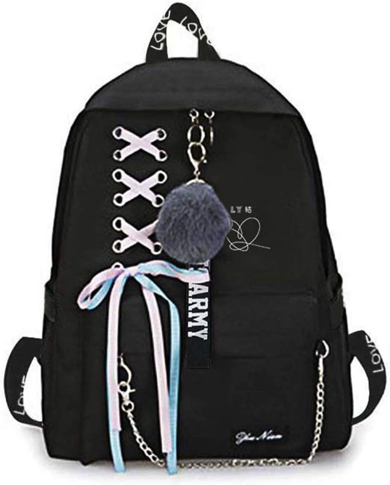 Kpop Bangtan Boys Backpack Daypack JUNG KOOK JIMIN V College Student Bag Travel Bookbag School Backpack Bag