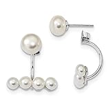 925 Sterling Silver White Freshwater Cultured Pearl