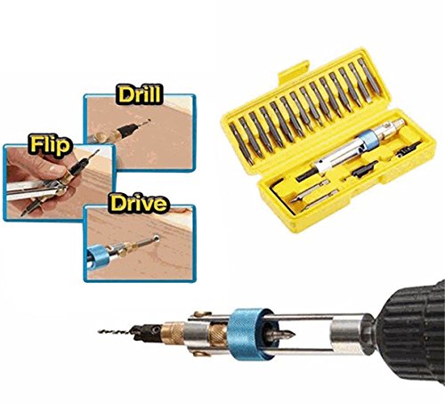 HANYI 20Pcs/Kit High Speed Half Time Drill 20bits Drill Driver Head Screwdriver Tools - Thumbnail 3