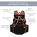 LISH Match Point Canvas Tennis Racket Backpack - Solid Drawstring Racquet Holder Bag