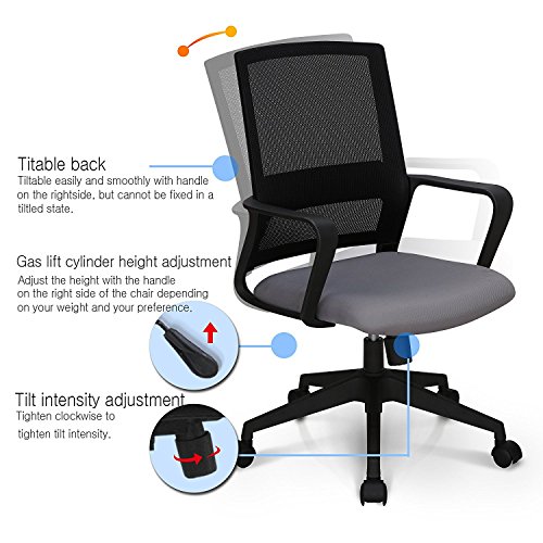 image for Office Chair Conference Room Chair Desk Task Computer Mesh Home Chair 