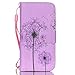 iPhone 5S Case,iPhone 5 Case,iPhone SE Case,[Wrist Strap][Kickstand] Pattern Premium PU Leather Wallet [Card/Cash Slots] Flip Cover for Apple iPhone 5 5S SE + Crystal Pen (Dandelion)