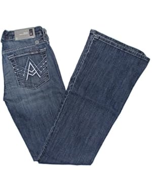 7 For All Mankind Women's Embellished A Pocket Flare Jeans
