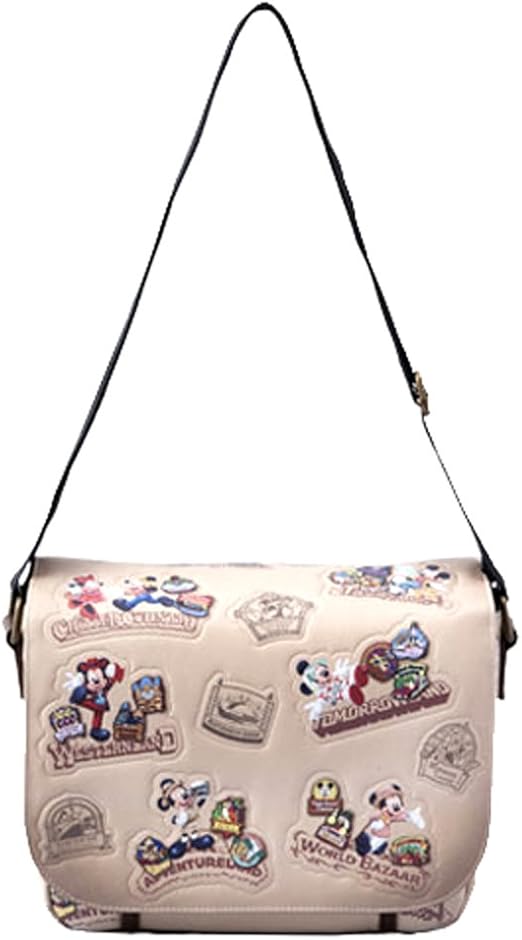 Amazon Co Jp 東京 ディズニー リゾート 35周年 Happiest Celebration ヒストリー柄 ショルダーバッグ ミッキー ミニー ショルダー バッグ 鞄 リゾート 限定 シューズ バッグ