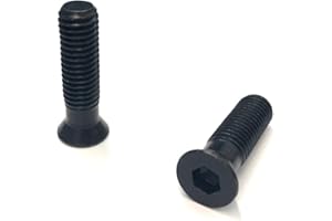 EZACCESSORY 12 Pcs Black Allen Hex Connecting Bolts for 2" Thick 2-Piece Type Wheel Adapters