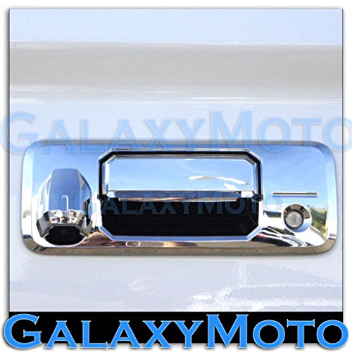 High quality! 14-15 Toyotta Toyotta Tundra Double Cab Triple Chrome Tailgate Cover Key+Camera Hole 2014
