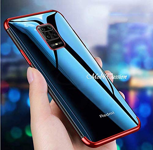 MobiTussion® Luxury Soft Transparent TPU with Camera Protection Layer Back Cover Case Compatible for Poco M2 Pro/Redmi N