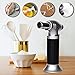 Culinary Torch Kitchen Butane Lighter - Chef Cooking Torch Refillable Adjustable Flame Lighter with Safety Lock for DIY, Creme, Brulee, BBQ and Baking, Butane Gas Not Included