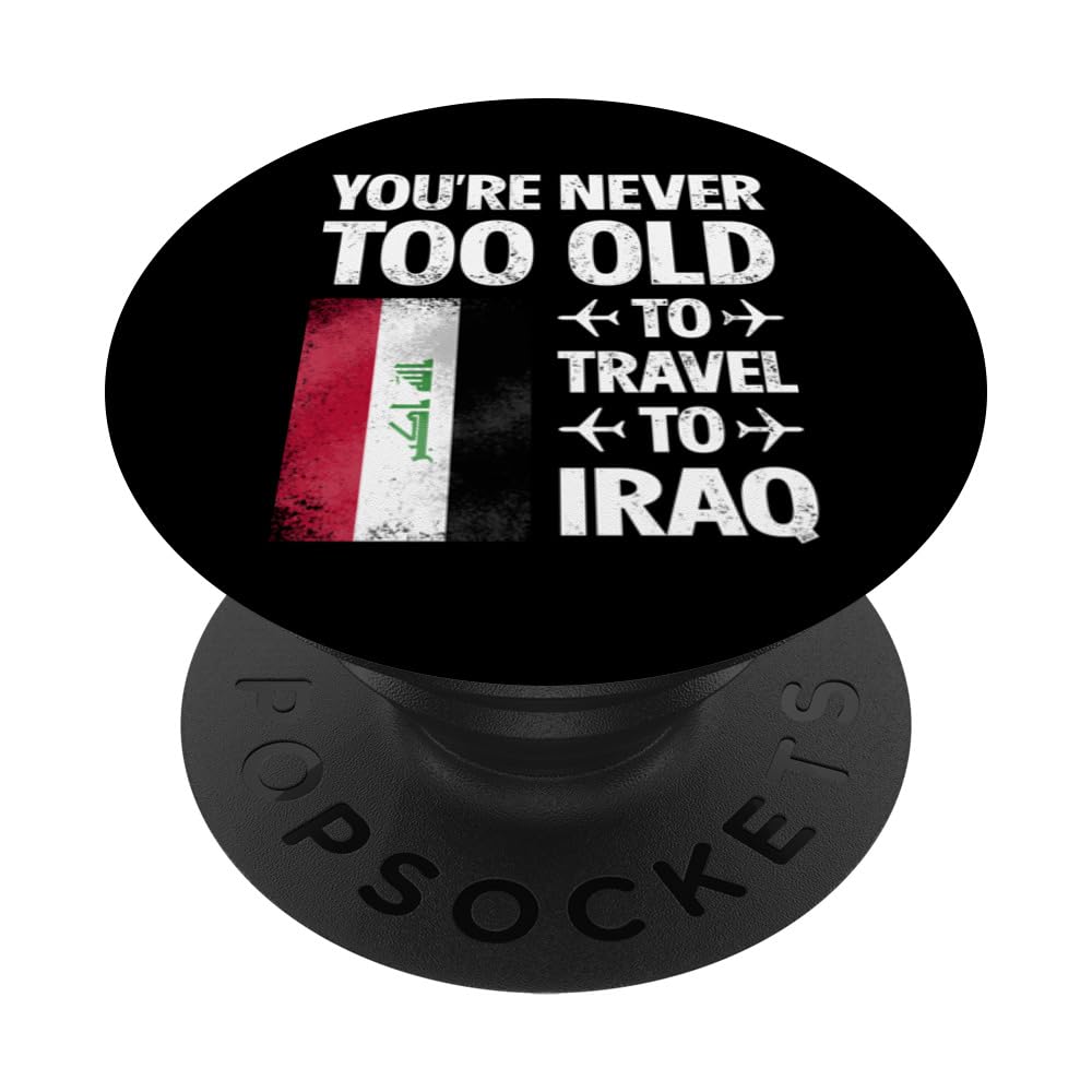 Iraq Iraqi Roots Iraqi Heritage Proud Iraqi Flag PopSockets Swappable PopGrip